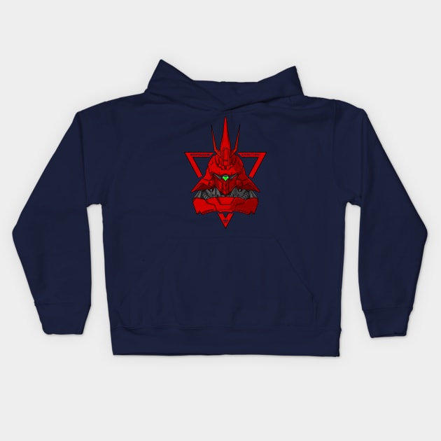 Sazabi Gundam Kids Hoodie by garistipis